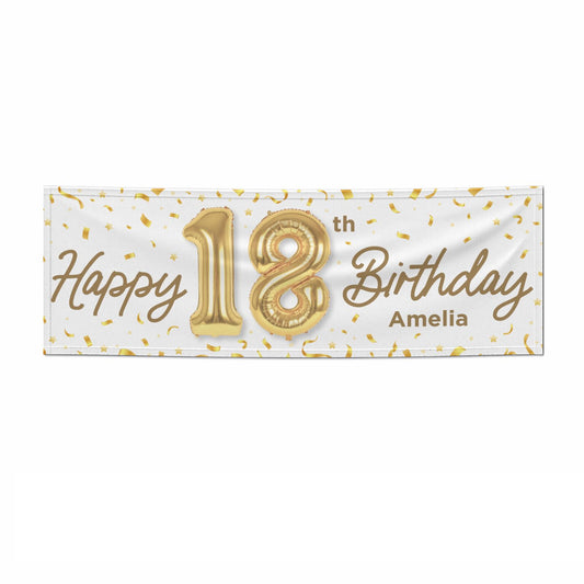 Personalised 18th Birthday 6x2 Paper Banner