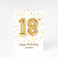 Personalised 18th Birthday A5 Greetings Card
