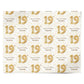Personalised 19th Birthday Personalised Wrapping Paper Alternative