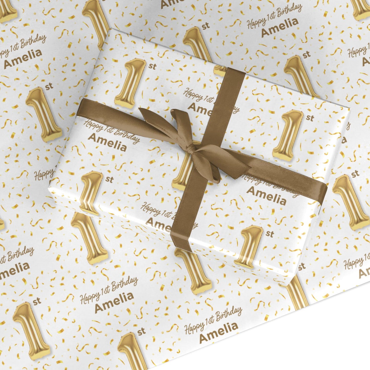 Personalised 1st Birthday Wrapping Paper