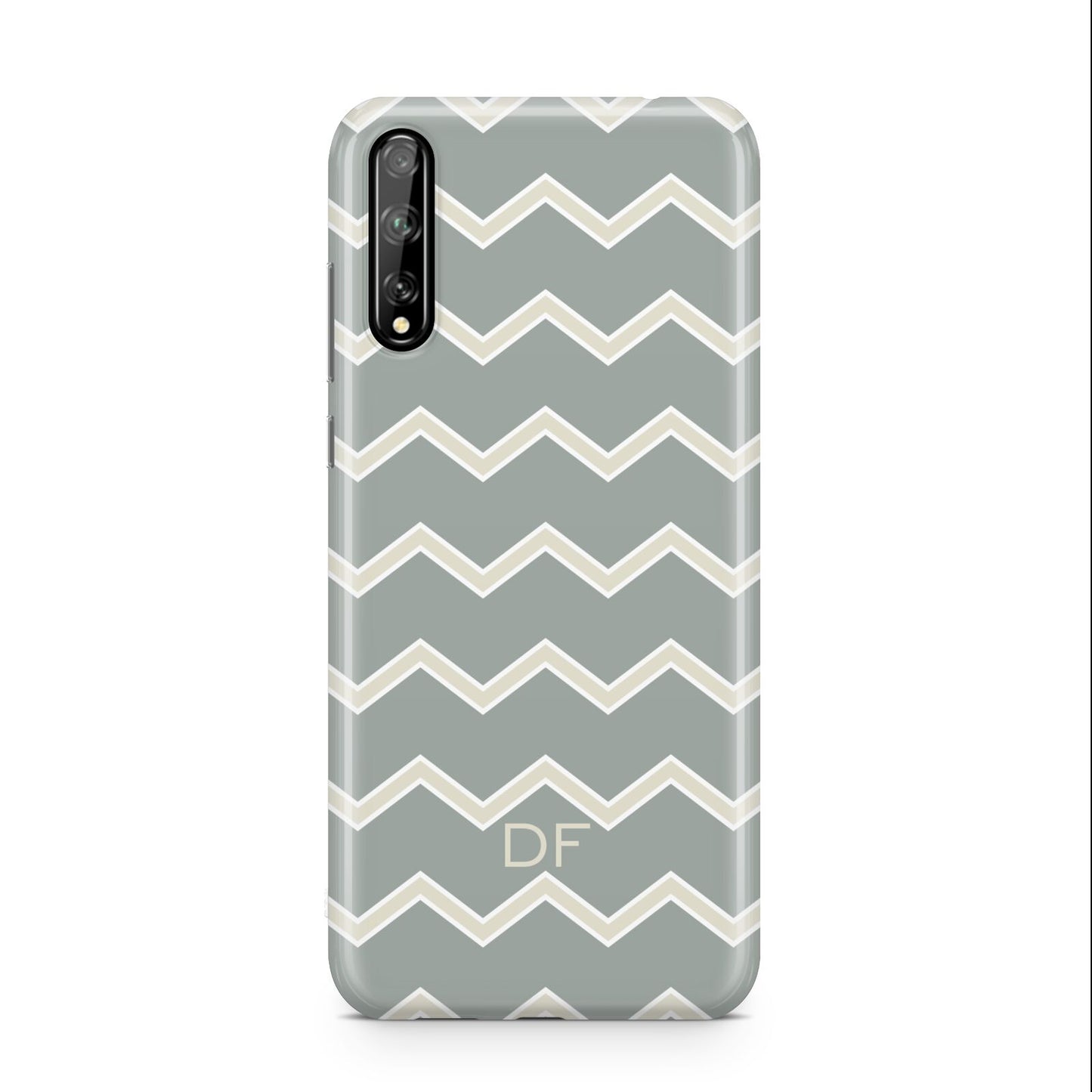 Personalised 2 Tone Chevron Huawei Enjoy 10s Phone Case