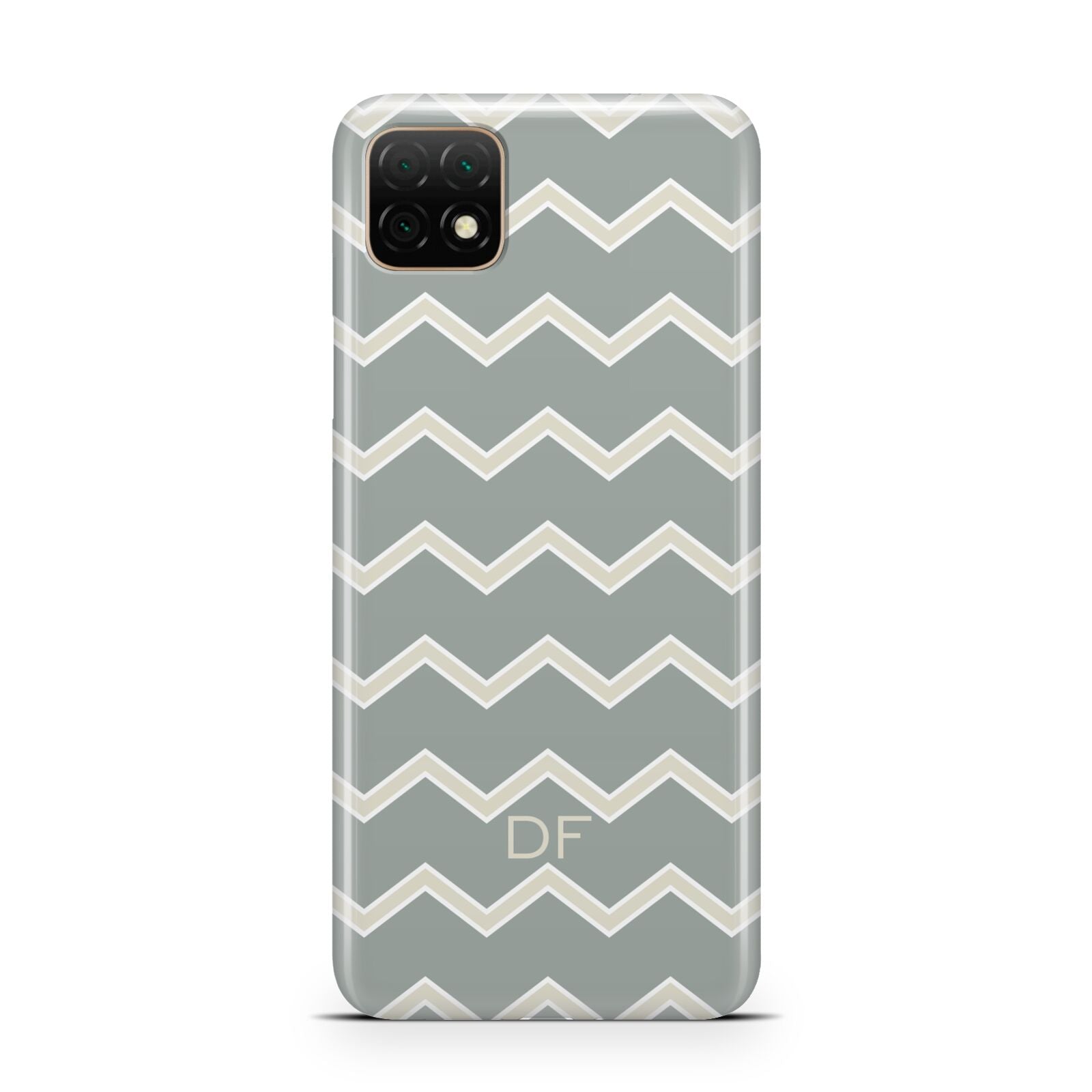 Personalised 2 Tone Chevron Huawei Enjoy 20 Phone Case