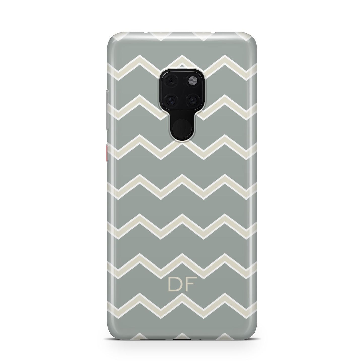Personalised 2 Tone Chevron Huawei Mate 20 Phone Case