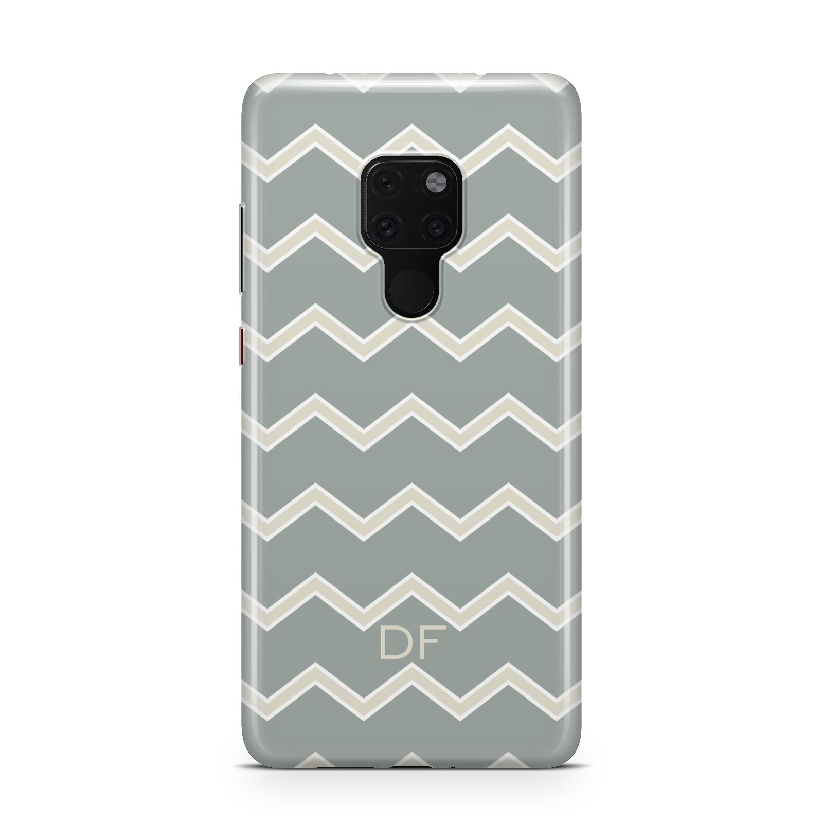 Personalised 2 Tone Chevron Huawei Mate 20 Phone Case