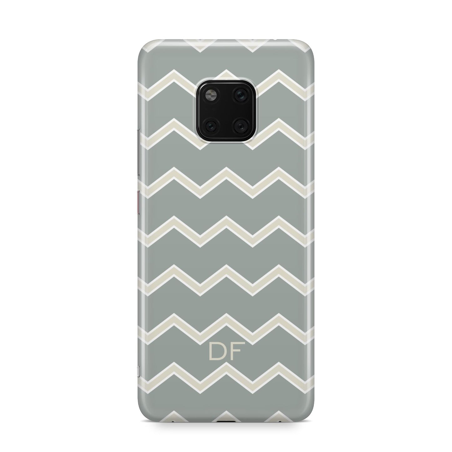 Personalised 2 Tone Chevron Huawei Mate 20 Pro Phone Case