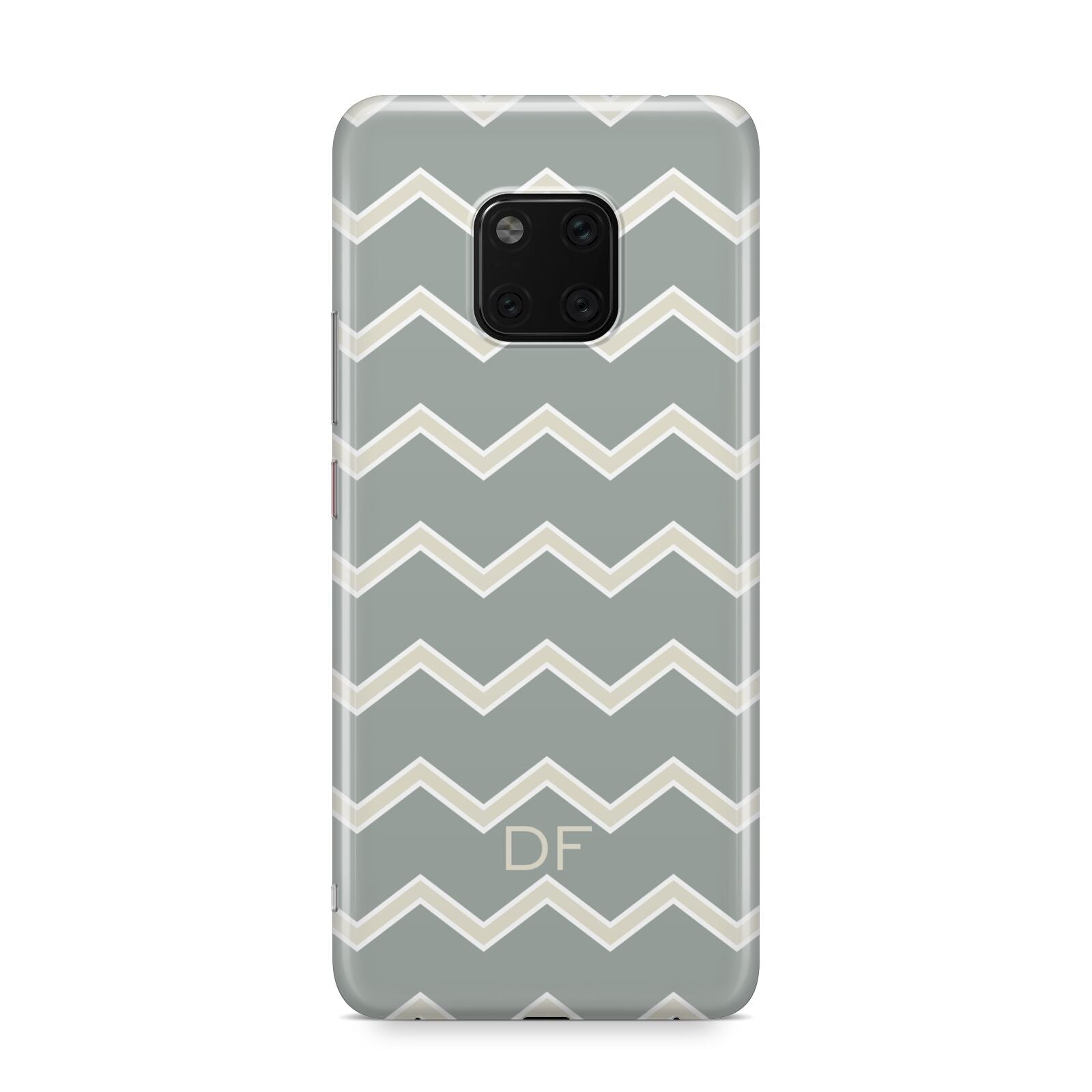 Personalised 2 Tone Chevron Huawei Mate 20 Pro Phone Case