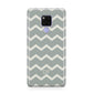 Personalised 2 Tone Chevron Huawei Mate 20X Phone Case