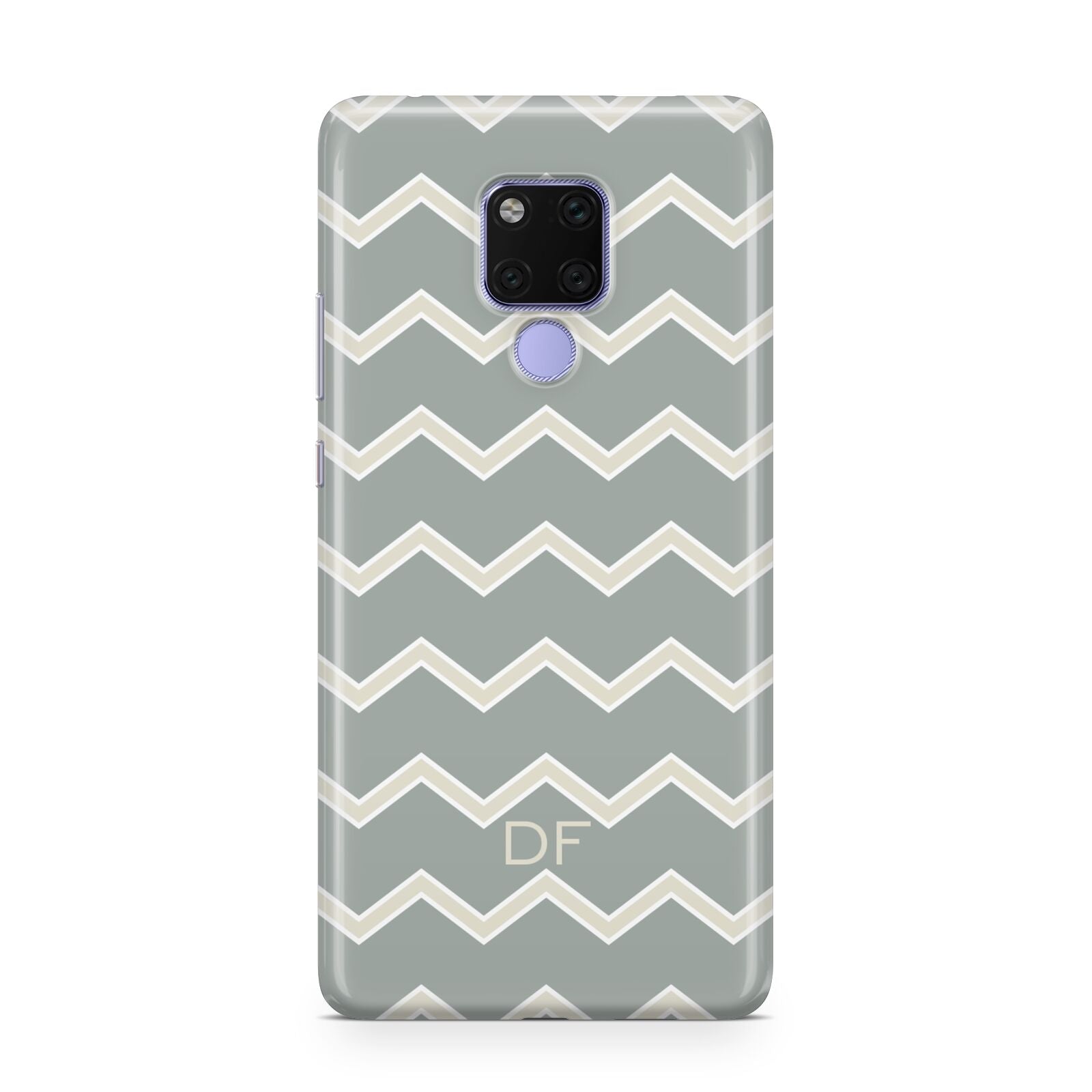 Personalised 2 Tone Chevron Huawei Mate 20X Phone Case