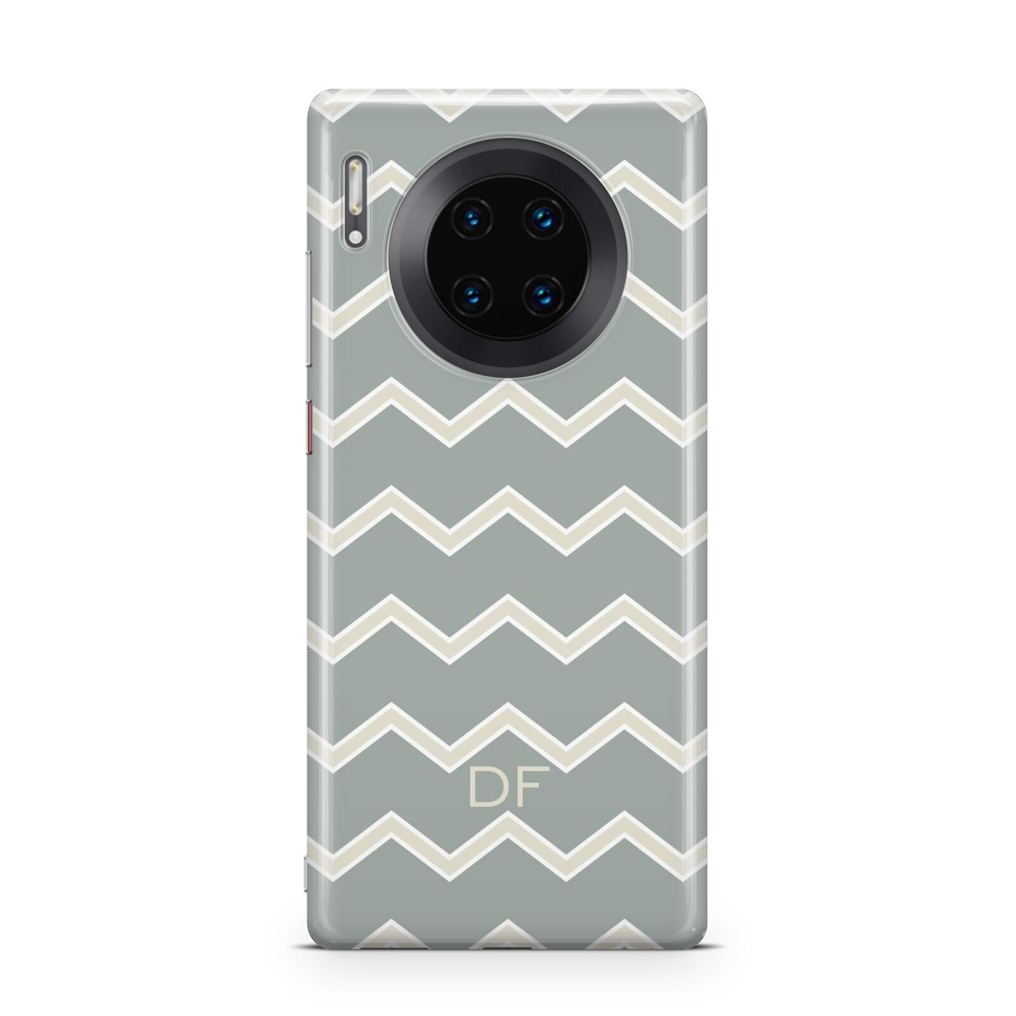 Personalised 2 Tone Chevron Huawei Mate 30 Pro Phone Case