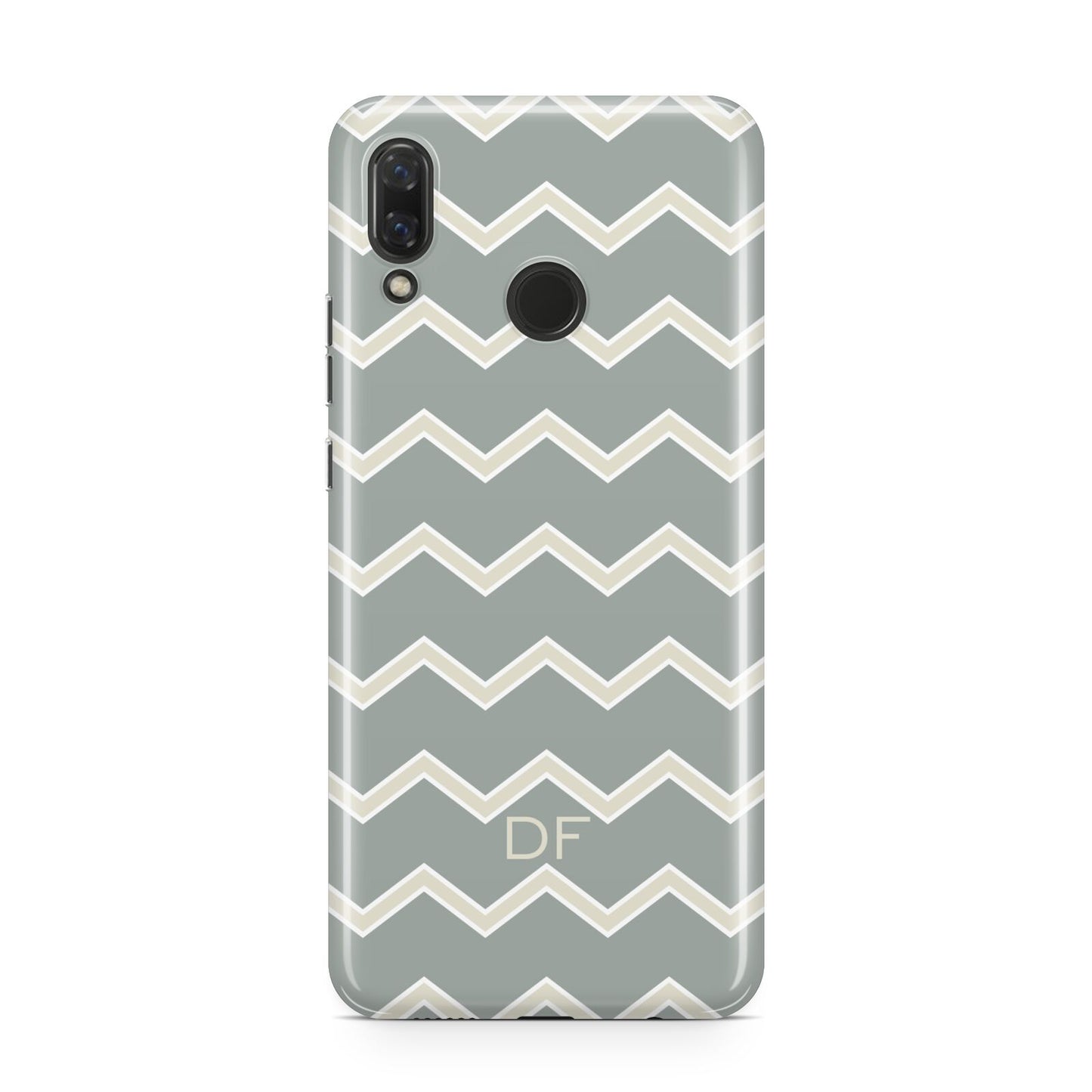Personalised 2 Tone Chevron Huawei Nova 3 Phone Case