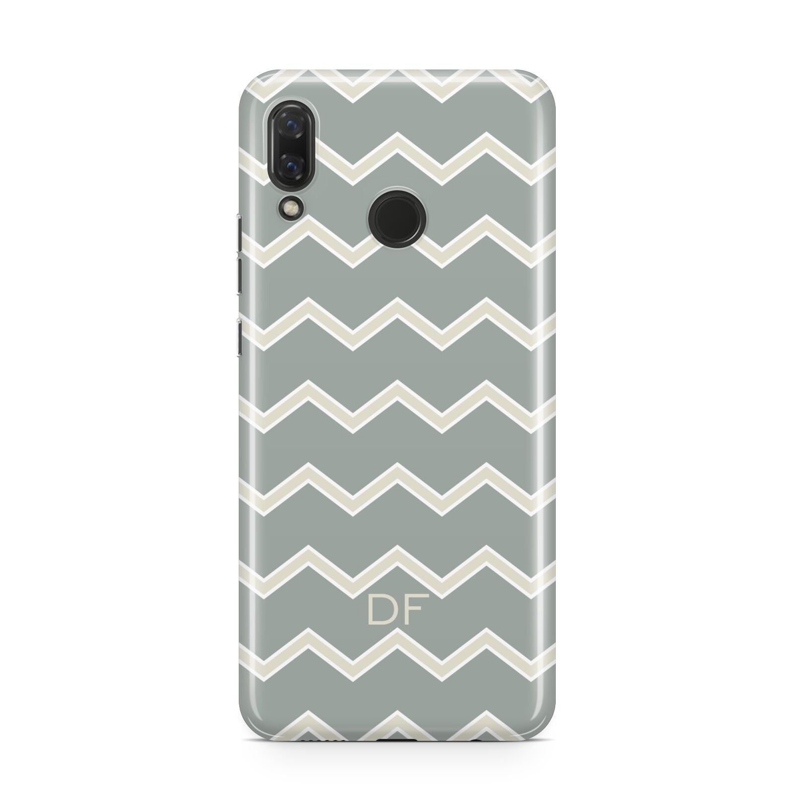 Personalised 2 Tone Chevron Huawei Nova 3 Phone Case