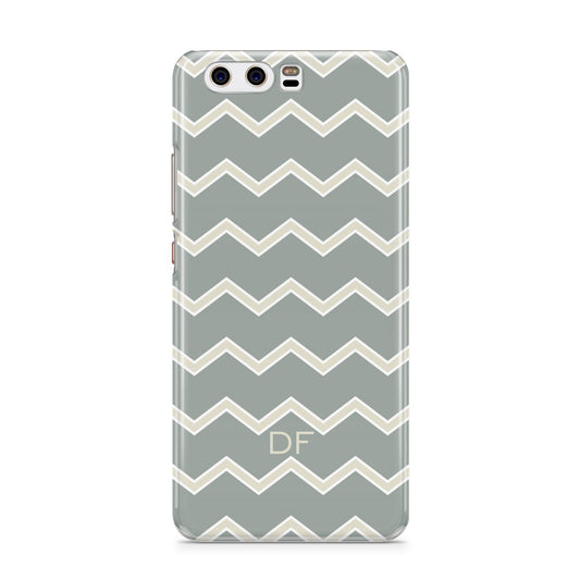 Personalised 2 Tone Chevron Huawei P10 Phone Case
