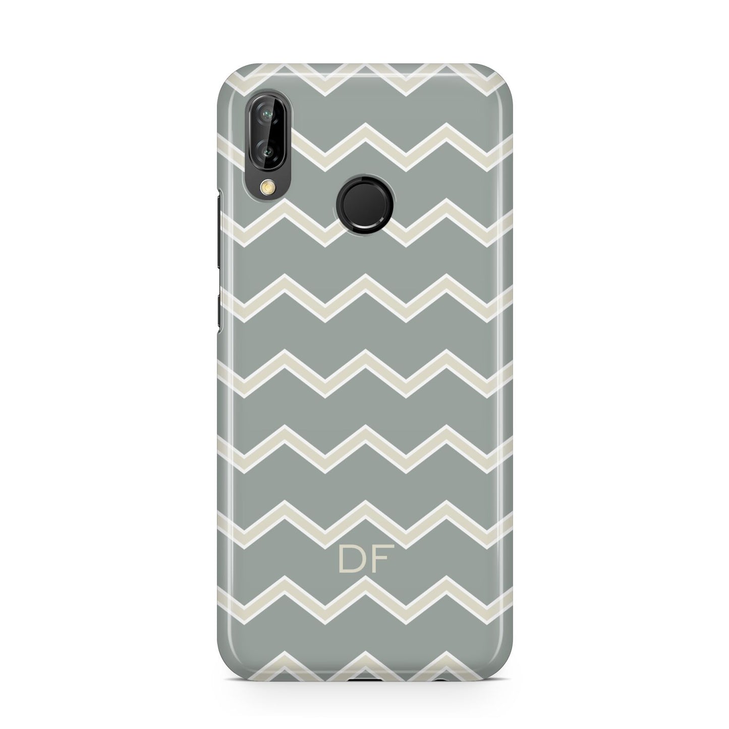 Personalised 2 Tone Chevron Huawei P20 Lite Phone Case