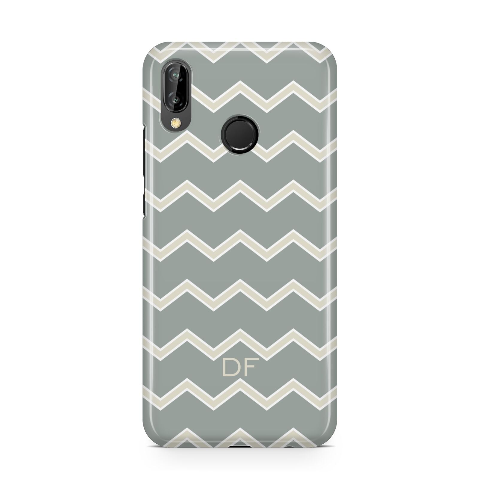 Personalised 2 Tone Chevron Huawei P20 Lite Phone Case