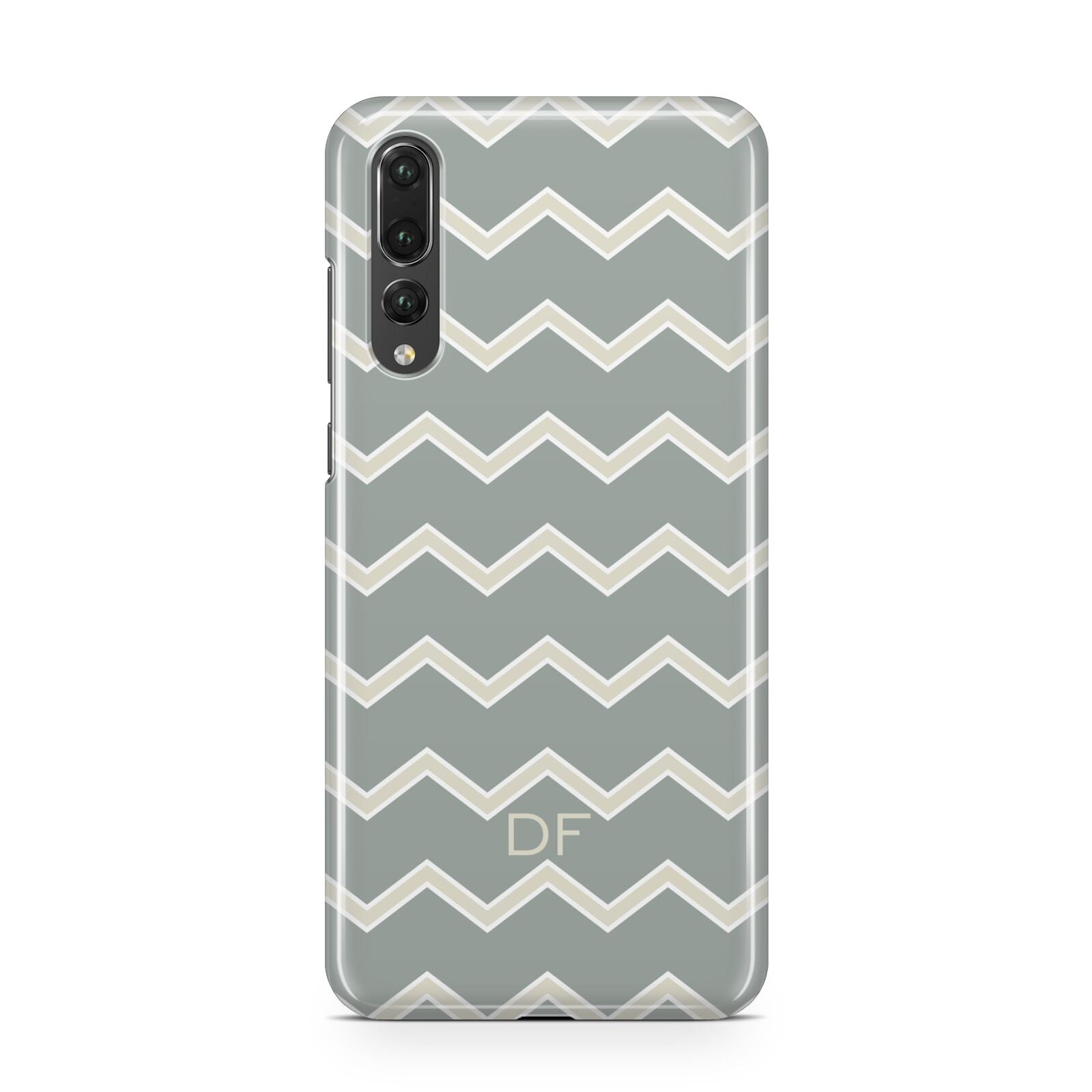 Personalised 2 Tone Chevron Huawei P20 Pro Phone Case