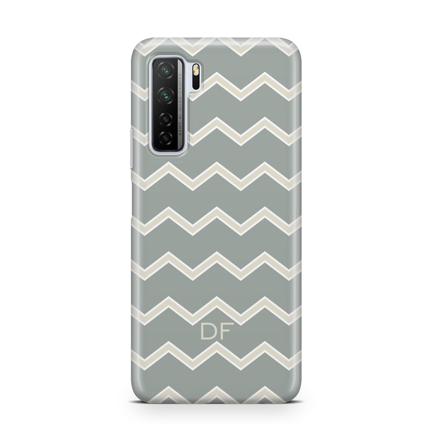 Personalised 2 Tone Chevron Huawei P40 Lite 5G Phone Case