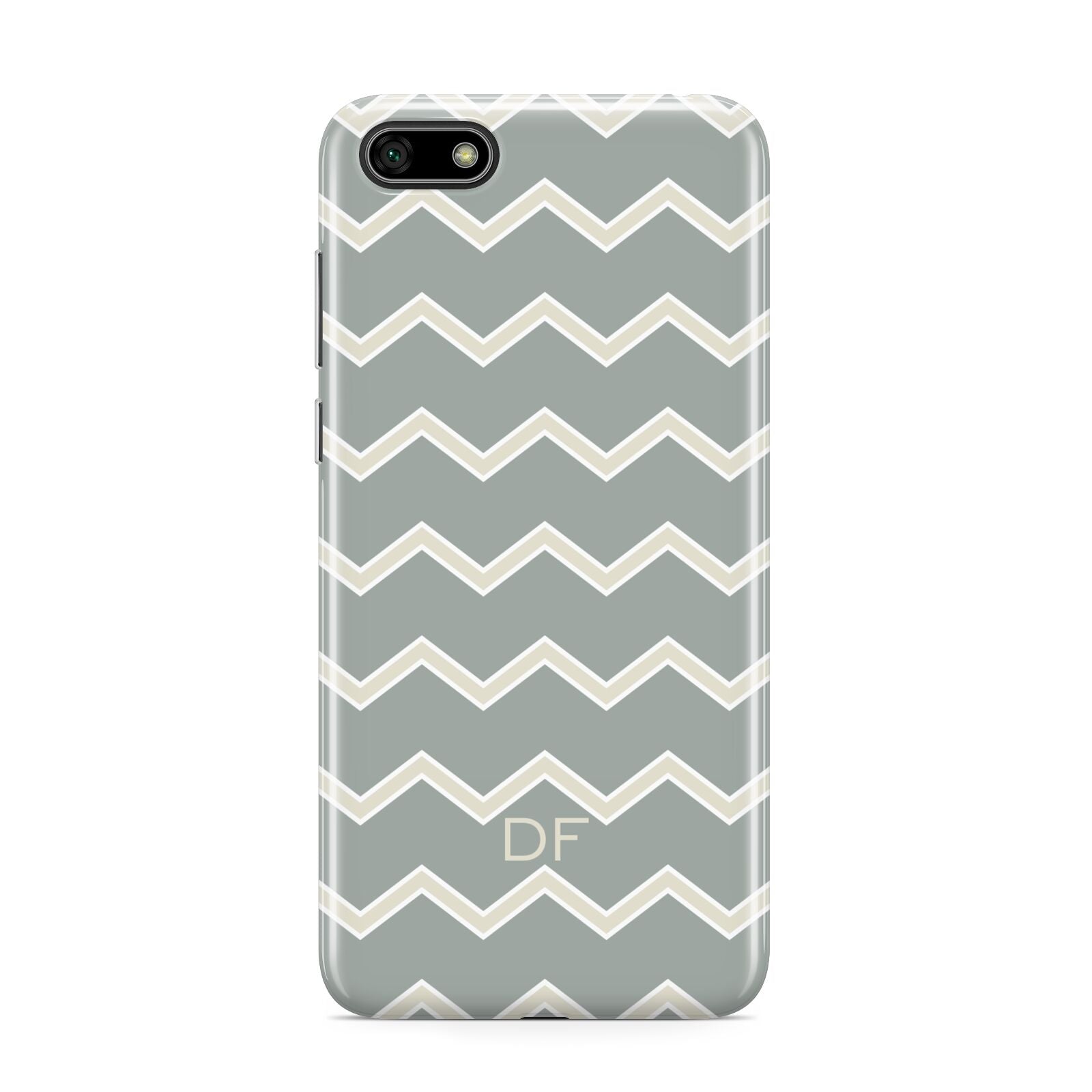 Personalised 2 Tone Chevron Huawei Y5 Prime 2018 Phone Case