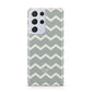 Personalised 2 Tone Chevron Samsung S21 Ultra Case