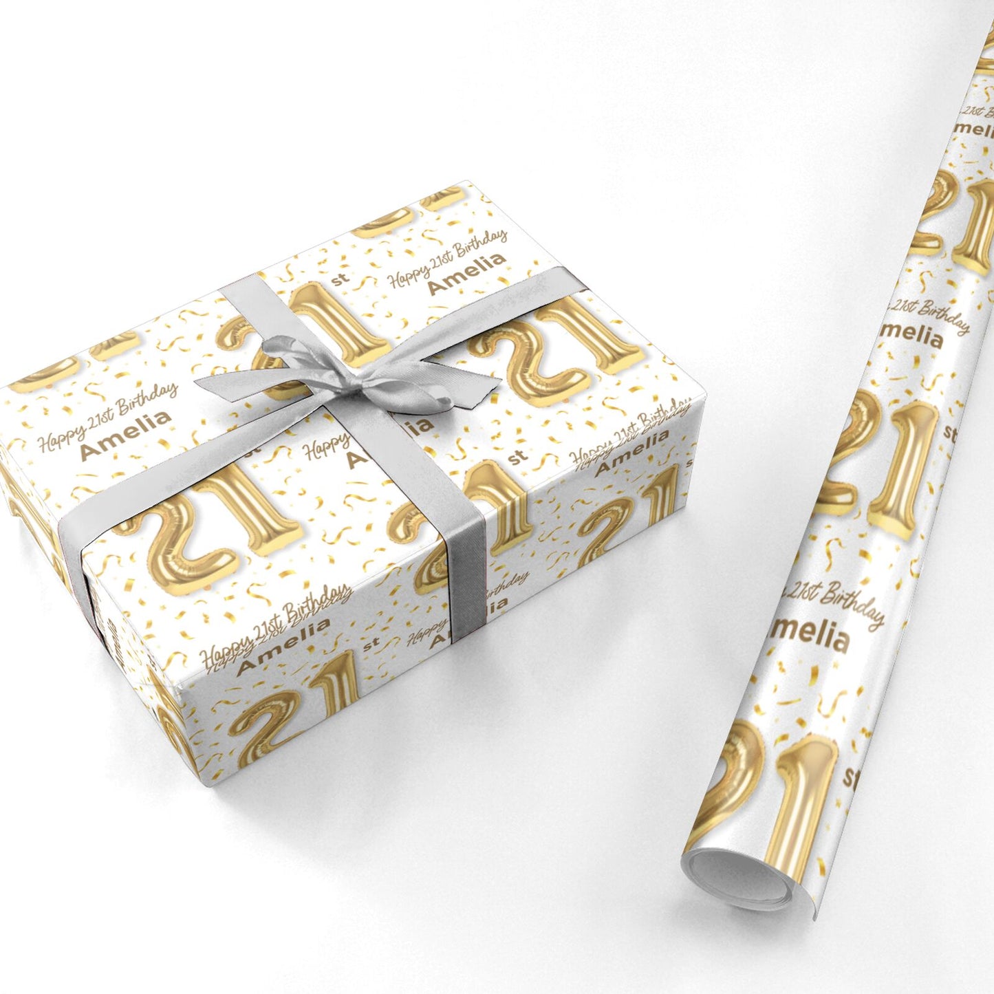 Personalised 21st Birthday Personalised Wrapping Paper