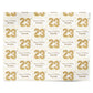 Personalised 23rd Birthday Personalised Wrapping Paper Alternative