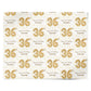 Personalised 36th Birthday Personalised Wrapping Paper Alternative