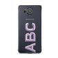 Personalised 3D Initials Monogram Clear Custom Samsung Galaxy Alpha Case
