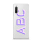 Personalised 3D Initials Monogram Clear Custom Sony Xperia 10 III Case