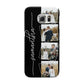Personalised 4 Photo Couple Name Samsung Galaxy S6 Edge Case