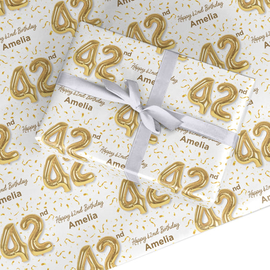 Personalised 47th Birthday Custom Wrapping Paper