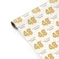 Personalised 48th Birthday Personalised Gift Wrap