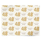 Personalised 48th Birthday Personalised Wrapping Paper Alternative