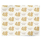 Personalised 48th Birthday Personalised Wrapping Paper Alternative
