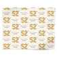 Personalised 52nd Birthday Personalised Wrapping Paper Alternative