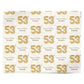 Personalised 53rd Birthday Personalised Wrapping Paper Alternative