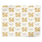 Personalised 56th Birthday Personalised Wrapping Paper Alternative