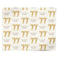 Personalised 77th Birthday Personalised Wrapping Paper Alternative