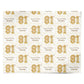 Personalised 81st Birthday Personalised Wrapping Paper Alternative