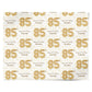 Personalised 85th Birthday Personalised Wrapping Paper Alternative