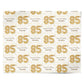 Personalised 85th Birthday Personalised Wrapping Paper Alternative