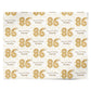 Personalised 86th Birthday Personalised Wrapping Paper Alternative