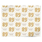 Personalised 89th Birthday Personalised Wrapping Paper Alternative