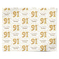 Personalised 91st Birthday Personalised Wrapping Paper Alternative