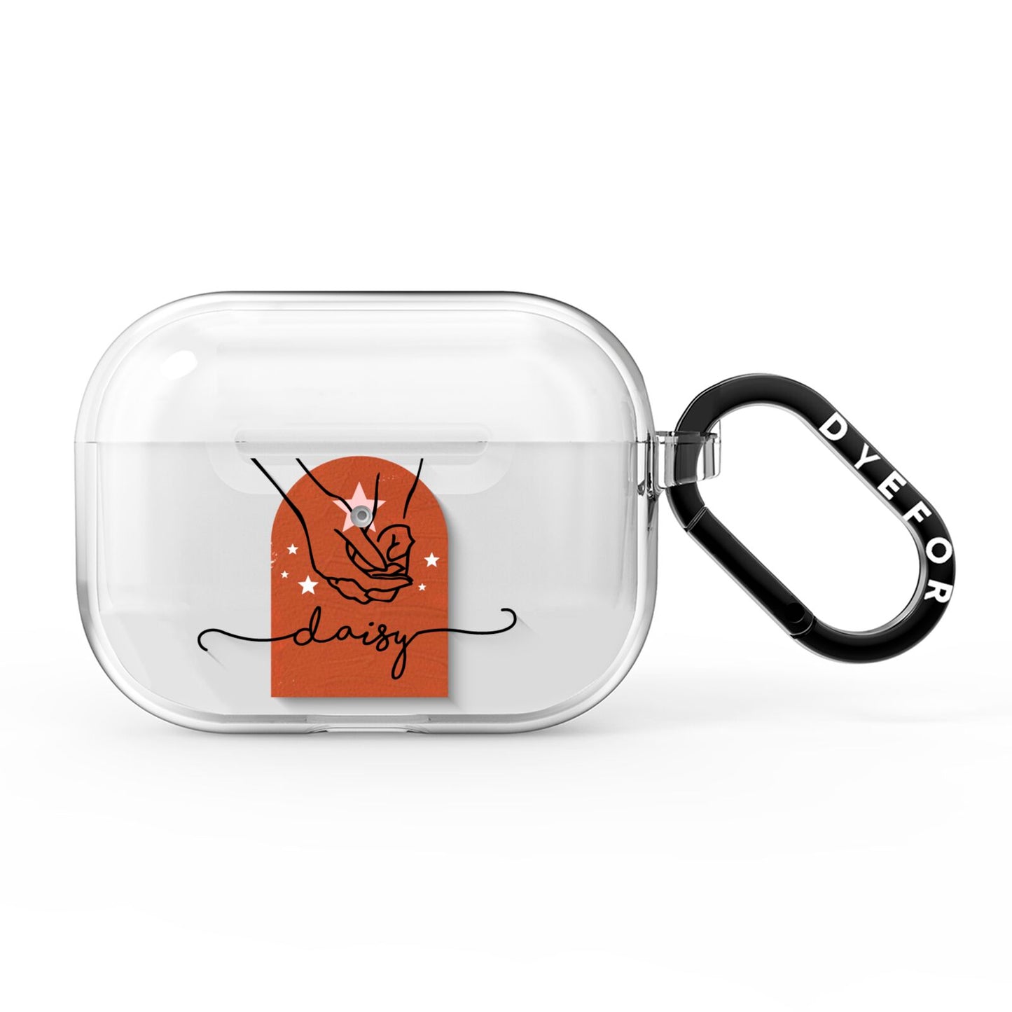 Personalised Abstract AirPods Pro Clear Case