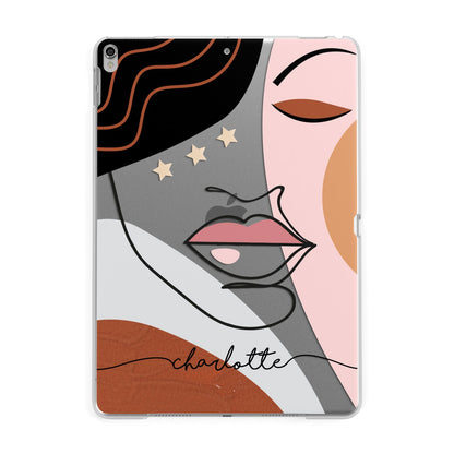 Personalised Abstract Art Apple iPad Silver Case
