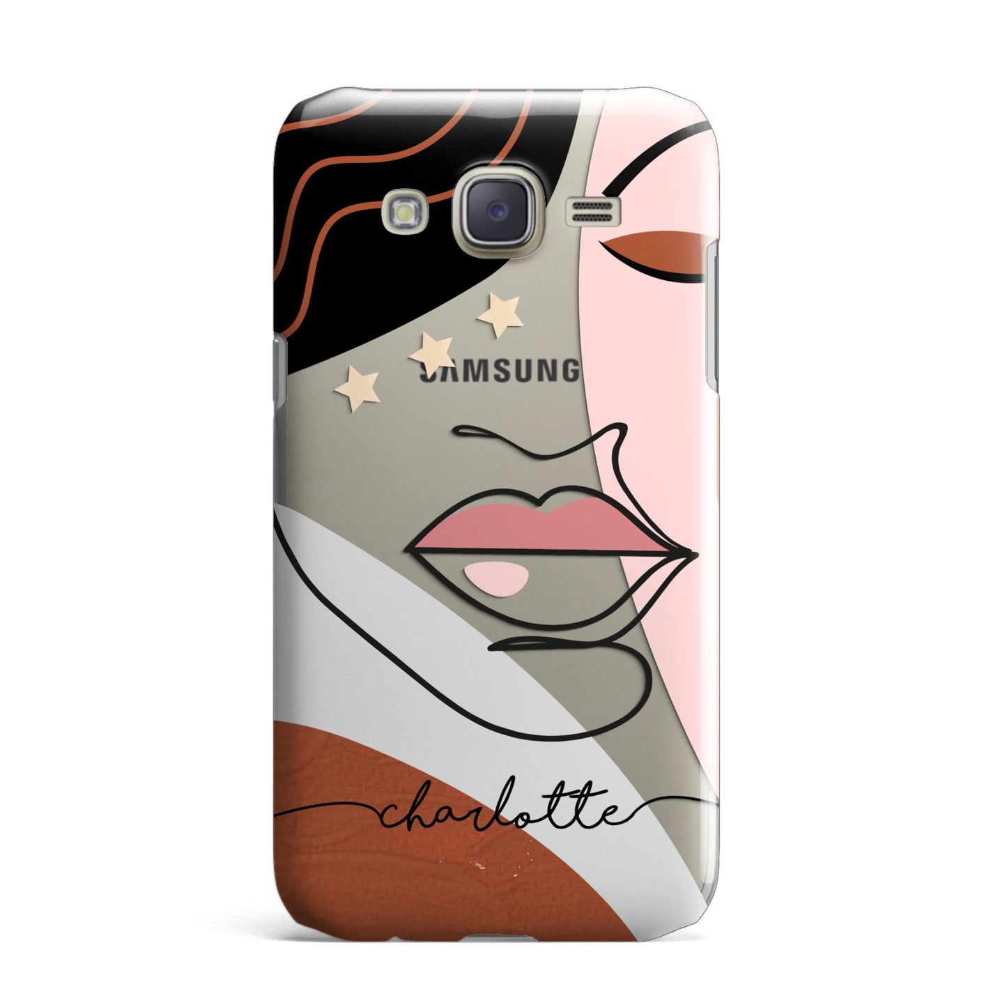 Personalised Abstract Art Samsung Galaxy J7 Case