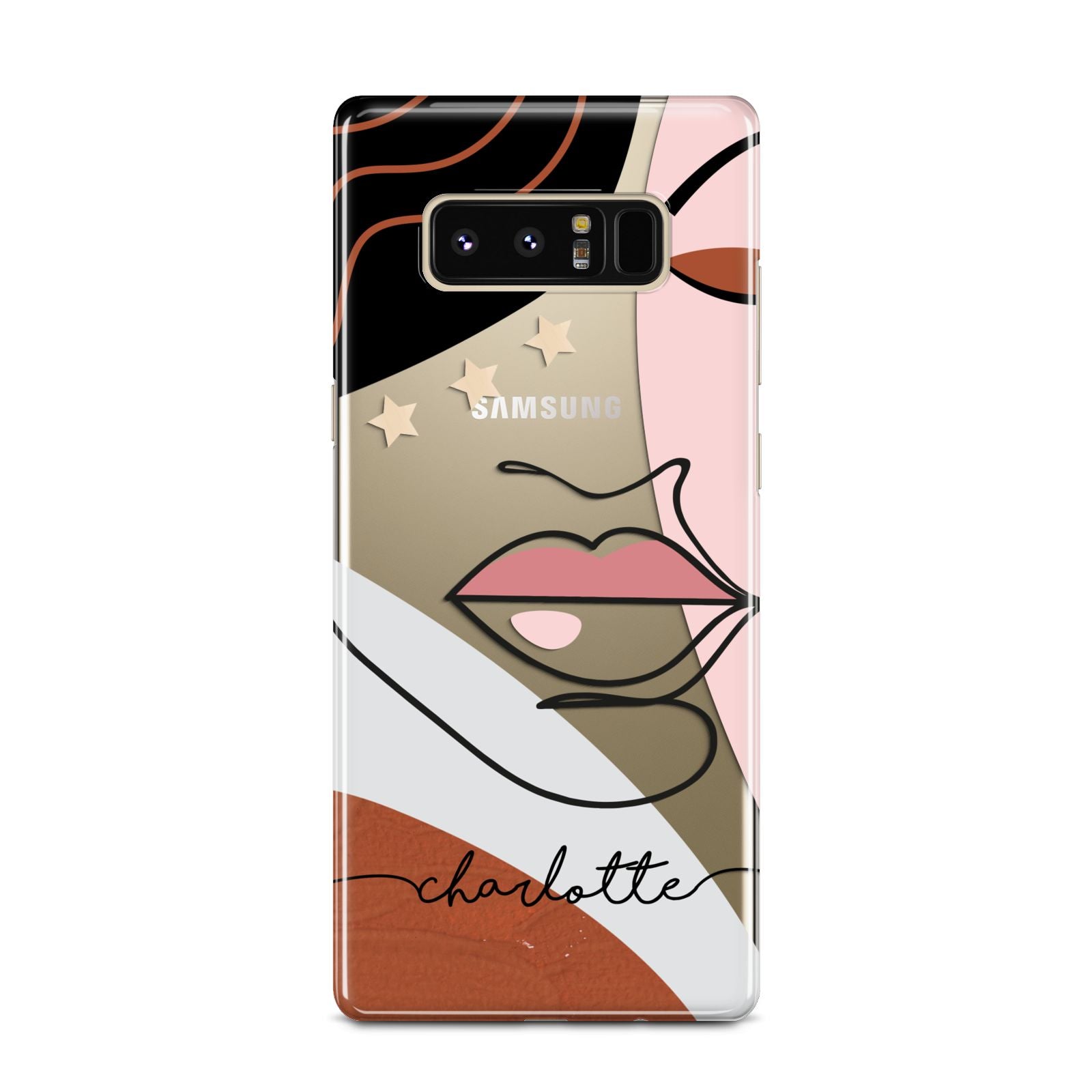 Personalised Abstract Art Samsung Galaxy Note 8 Case