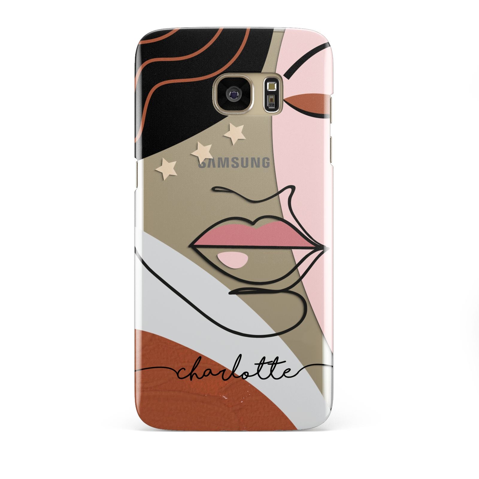 Personalised Abstract Art Samsung Galaxy S7 Edge Case