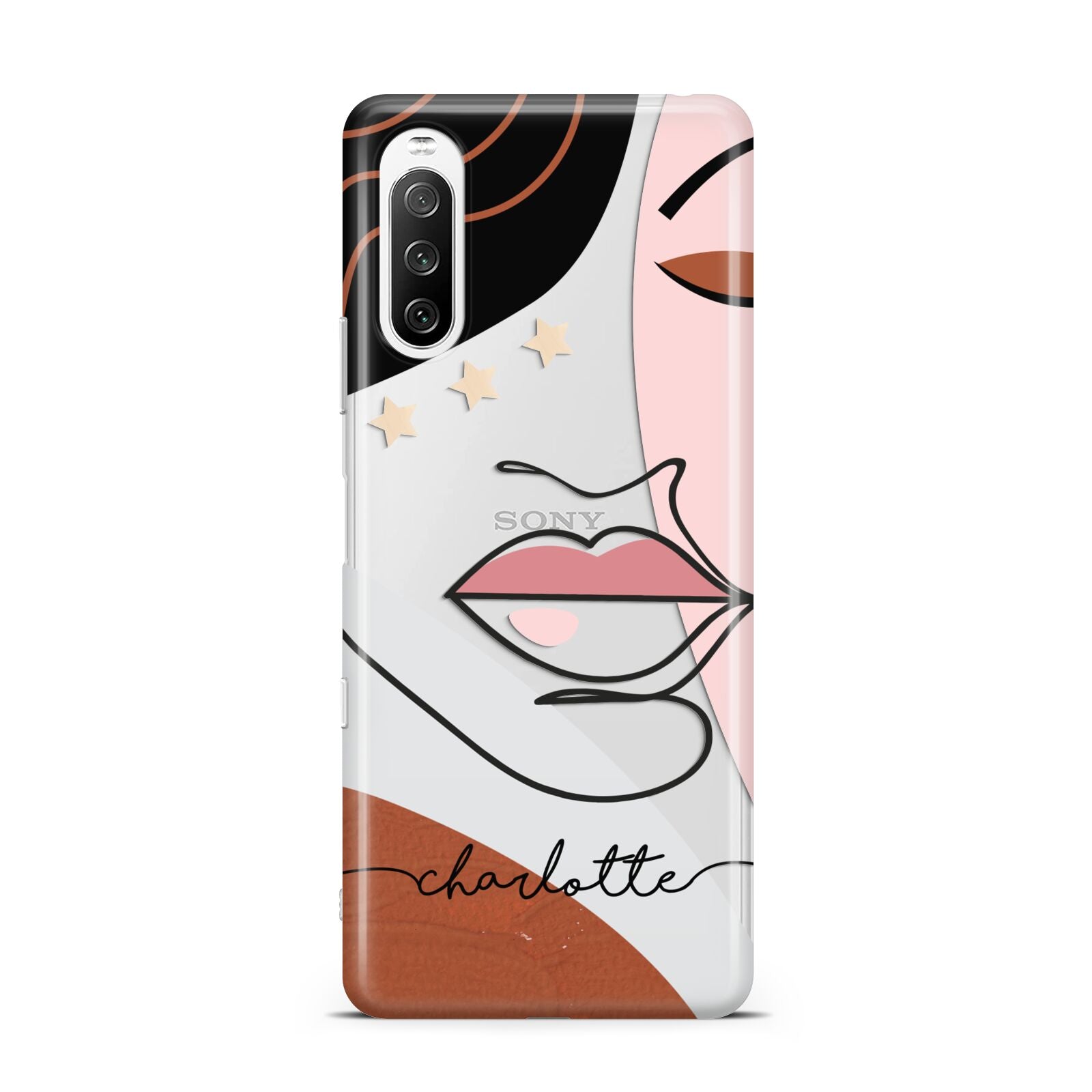 Personalised Abstract Art Sony Xperia 10 III Case