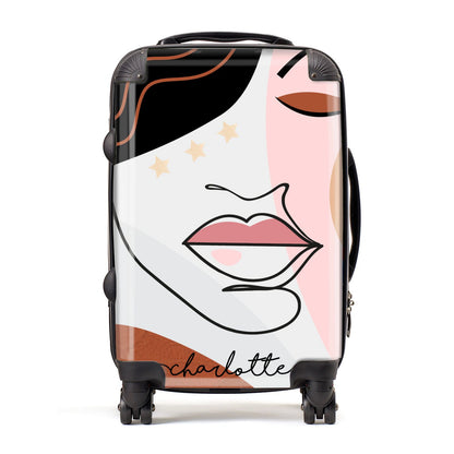 Personalised Abstract Art Suitcase