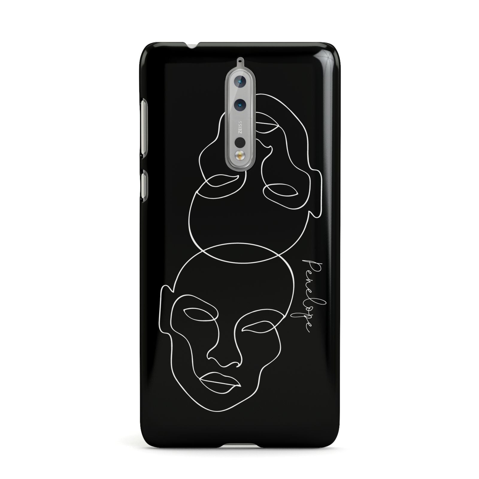 Personalised Abstract Line Art Nokia Case